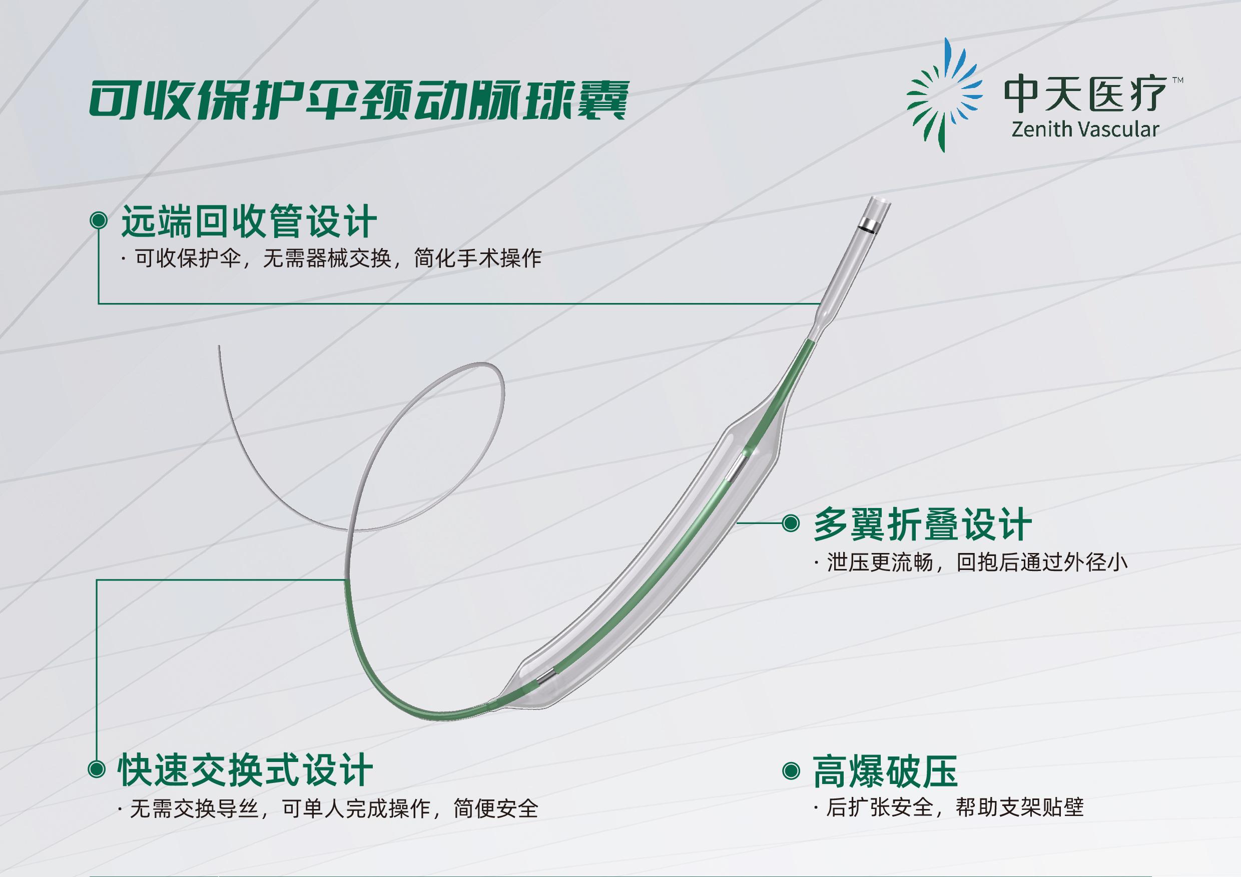 中天天宓®颈动脉球囊扩张导管